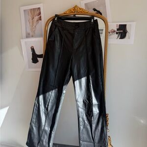 Black Leather Pants
